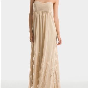 SHALYN FEATHER MAXI DRESS
